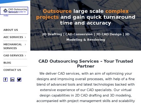 CAD Outsourcing Services - 3D CAD Modeling, AEC Services