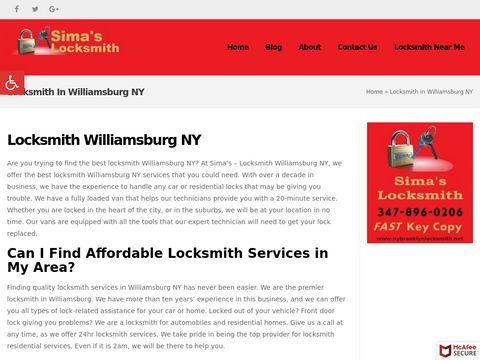 Simas - Locksmith Williamsburgh NY