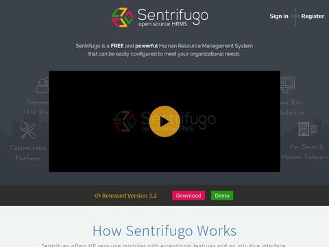 Sentrifugo - Free & opensource HRMS for all HR needs