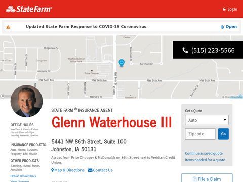 Glenn Waterhouse III - State Farm Insurance Agent