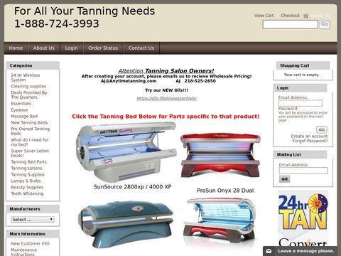 AJs Tanning Sales & Service Inc