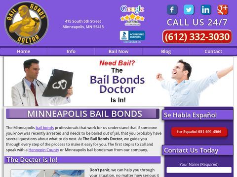Bail Bonds Minneapolis MN | Bail Bonds Doctor - Minnesota Bail Bonds | Minneapolis Bail Bonds