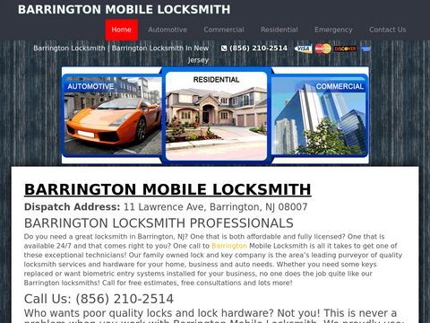 Barrington Mobile Locksmith