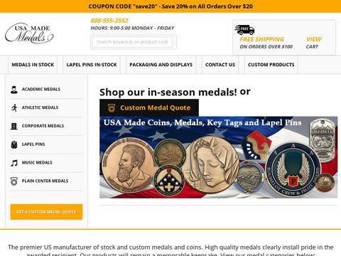 USA Made Medals