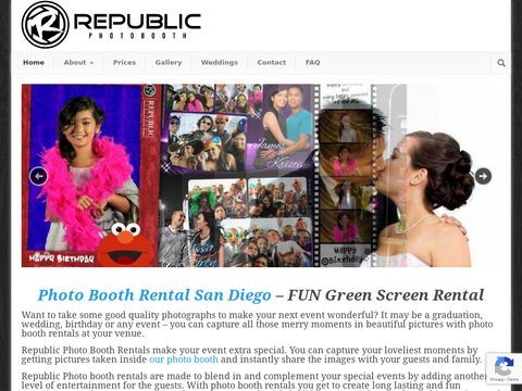 Republic Photobooth - San Diego Photo Booth Rentals