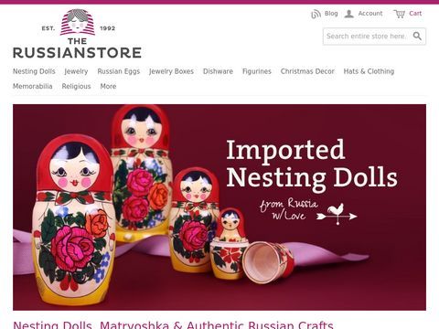 Buy  Amber Jewelry - Nesting Dolls - Fur Hats - The Russian 