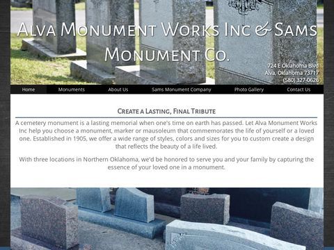 Alva Monument Works Inc