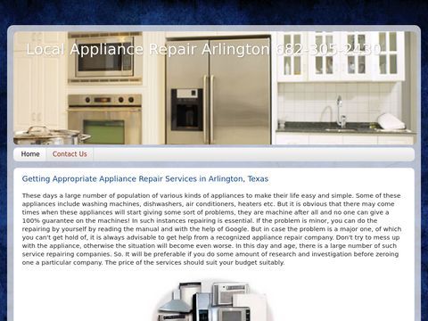 Local Appliance Repair Arlington