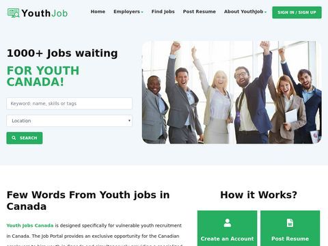 Online Canadian Jobs For Vulnerable Youth in Canada