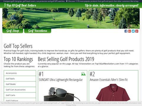 Top 10 Golf Bestsellers: compare golf products