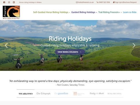 Riding Holidays & Horse Riding Holidays - FreeRein