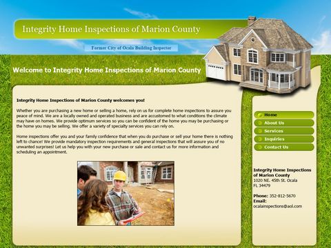 Integrity Home Inspections Of Marion County