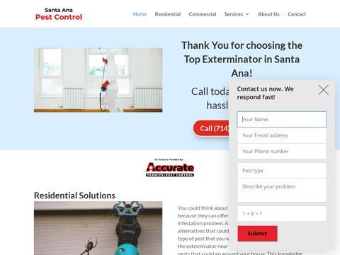 Best Santa Ana Pest Control