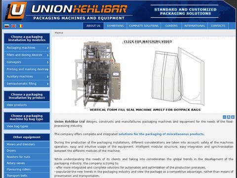 Union Kehlibar Ltd - packaging machines and equipment