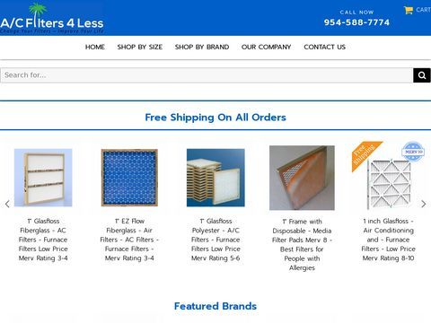 AC FILTERS 4 LESS  DISCOUNT AC AND FURNACE FILTERS FREE SHIPPING! 954-588-7774