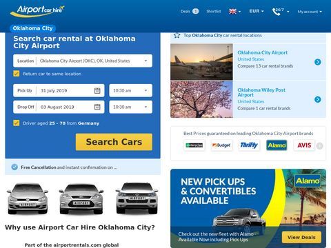 Oklahoma airport car rental