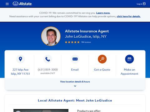 Allstate Insurance Agent: John LoGiudice