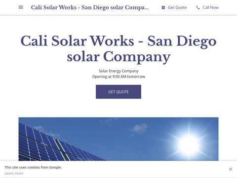 Cali Solar Works - San Diego Solar Company