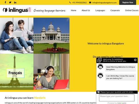 Language Course in Bangalore | Bangalore Language School | English Language Courses in Bangalore
