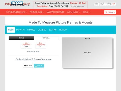 Picture Frames in UK - EzeFrame