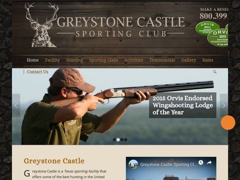 Texas Hunting Greystone Castle