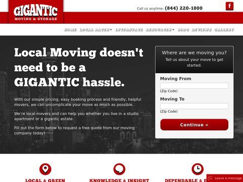 GIGANTIC MOVING & STORAGE