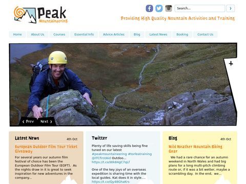 Peak District Rock Climbing Courses