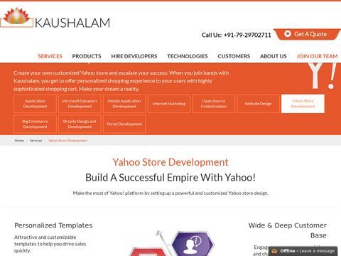 Yahoo Store Development