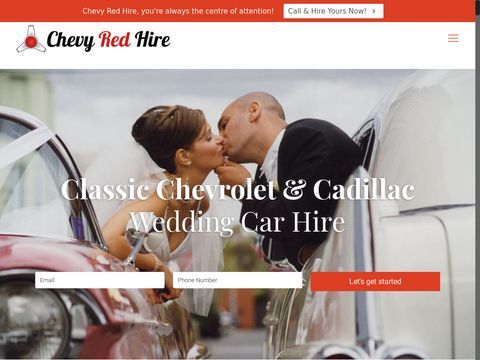 Chevy Red Hire | Luxurious Car Hire, Car Rental | Victoria, Australia