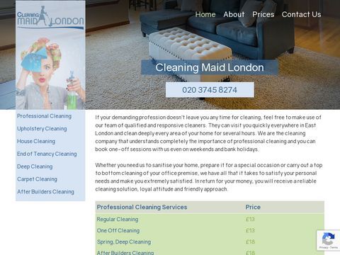 Cleaning Maid London