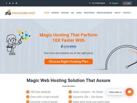 MagicWorks Host Leading Web Hosting services & Support Provi