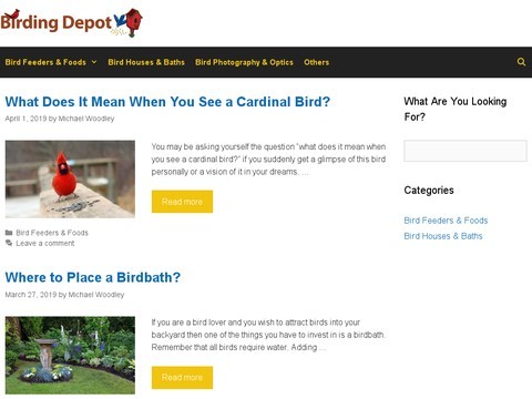 Birding Depot - Bird Feeders, Bird Houses, Bird Baths