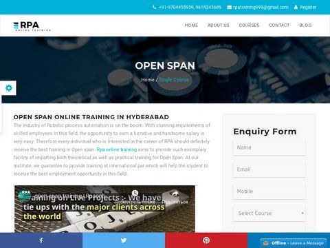 RPA OpenSpan Training in Hyderabad | OpenSpan Online Trainin