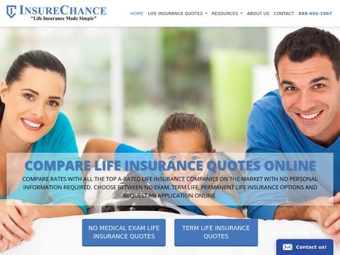 Compare Life Insurance Quotes Online - InsureChance.com