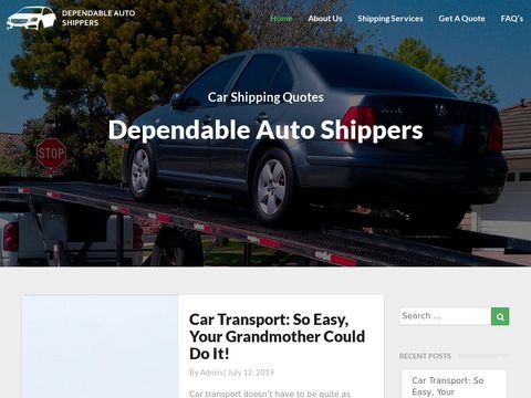 Dependable Auto Shippers