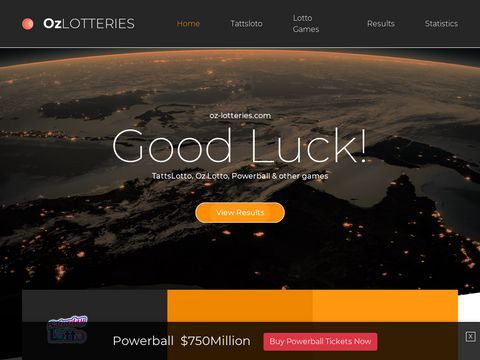 Lottery Australia - Play in Australian Lottery Games Online > Oz Lotto, Powerball, Keno and Forum