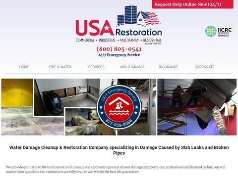 Water Fire Damage Cleanup Restoration