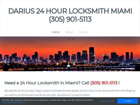 Darius 24 Hour Locksmith Miami - Home