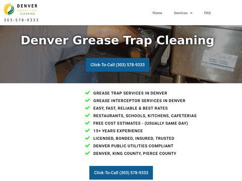 Denver Grease Trap Cleaning