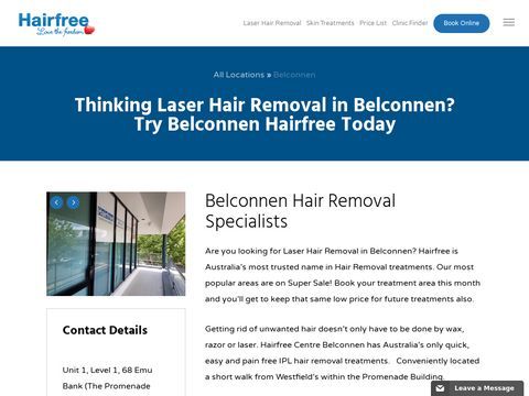 Hairfree Centre Belconnen