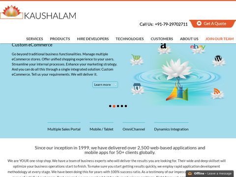 Kaushalam: Idea Custom Software and Ecommerce Developer