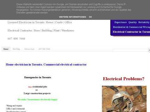Electrician in Toronto