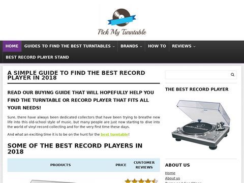 Turntable reviews