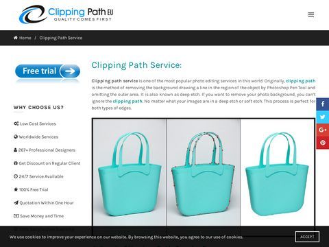Clipping path eu service