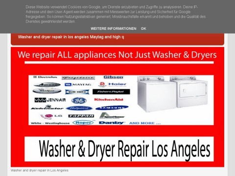 Washer & Dryer Repair Los Angeles