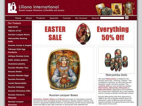 Russian Lacquer Boxes and Matryoshka Dolls
