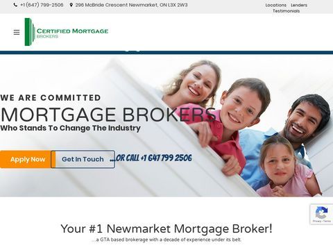 Certified Mortgage Broker Newmarket