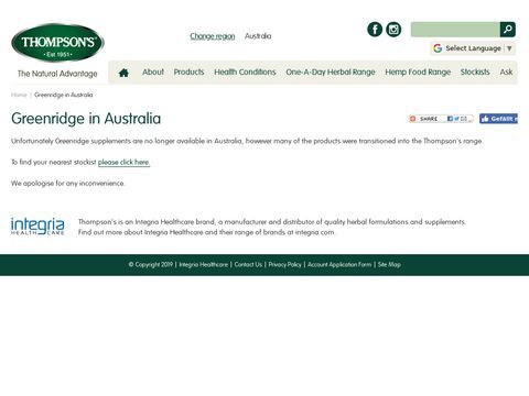 Health Supplements - Greenridge.com.au