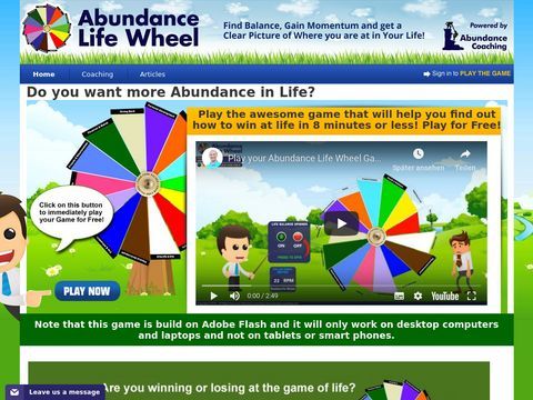 Abundance Life Wheel | The awesome game that helps you get clarity with where you are at in life! Play your Abundance Life Wheel game to find out!