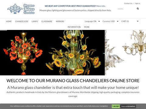 Murano chandelier